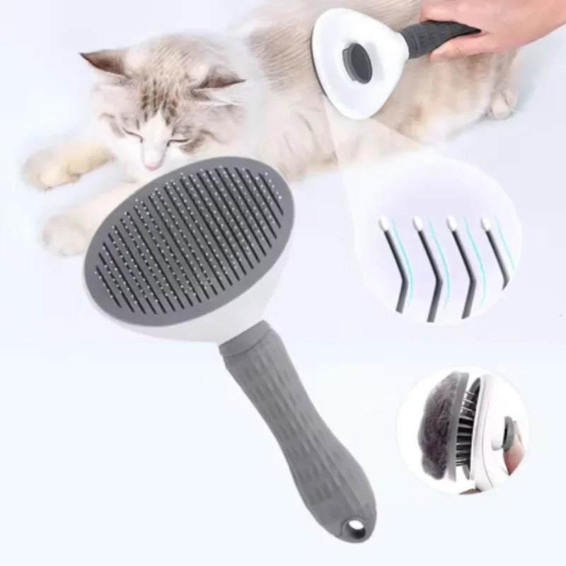 Self-Cleaning Pet Brush