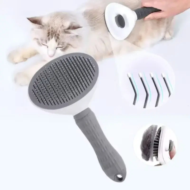 Self-Cleaning Pet Brush
